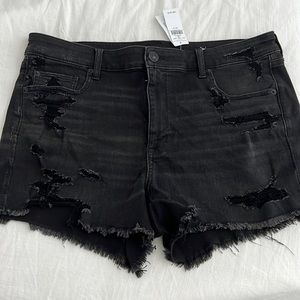 American eagle next level stretch distressed shorts